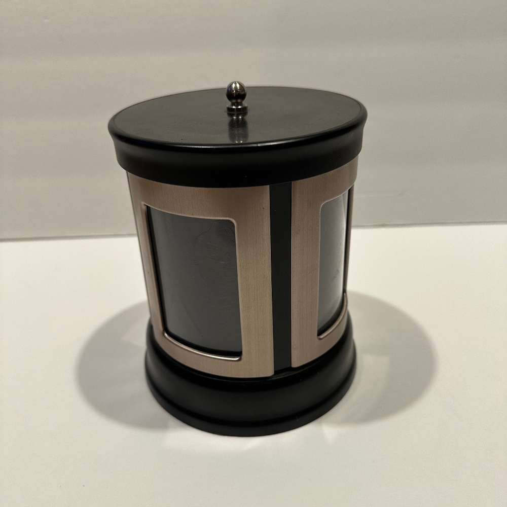 Rotating Photo Holder / Canister- Holds 4 photos